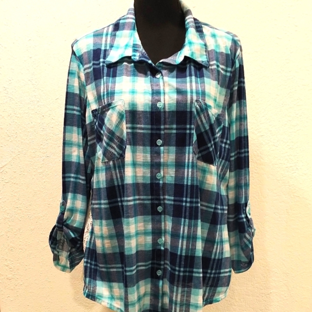 Lace Back Flannel